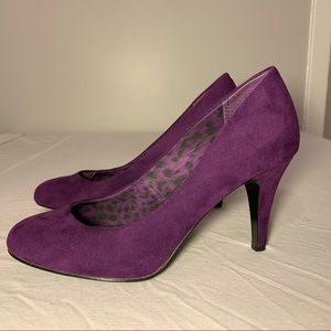 Style & Co purple heels